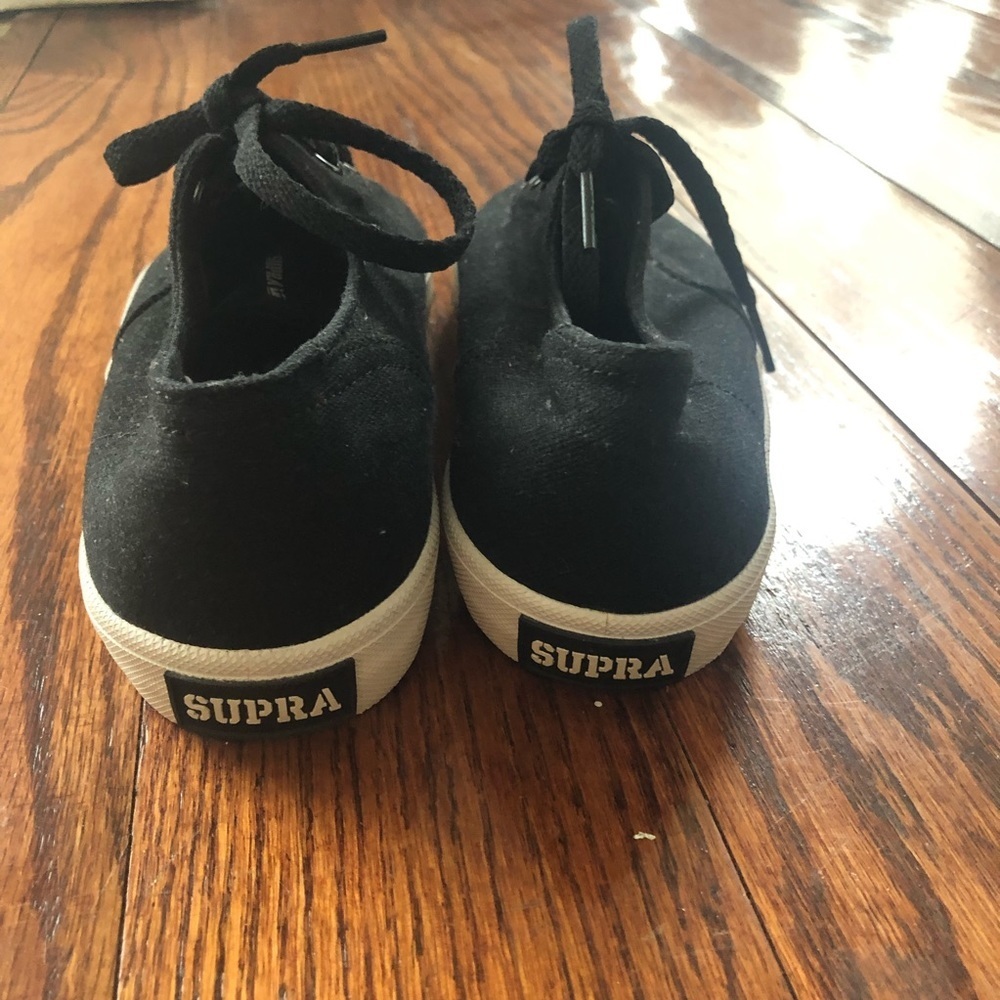 Brand New Supra Black Low Top Sneakers Size 5.5 - Picture 5 of 6